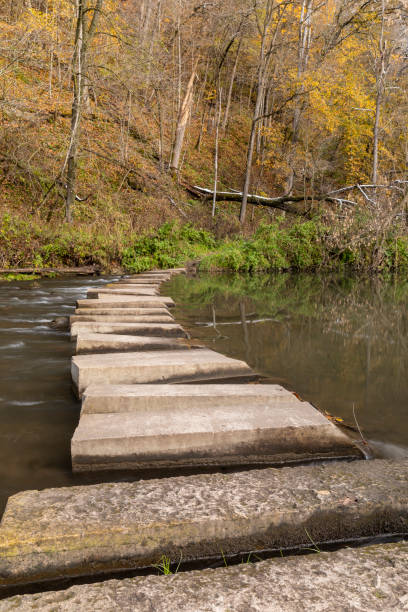 istock Bridge Across River In Autumn 1059991076