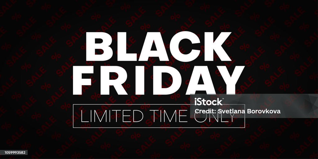 Pozadí prodeje Black Friday. Pouze omezený čas. - Bez autorských poplatků Black Friday - Shopping Event vektorové obrázky Pozadí prodeje Black Friday. Pouze omezený čas. - Bez autorských poplatků Black Friday - Shopping Event vektorové obrázky