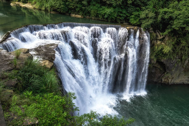 istock shifen waterfall in taiwan 1059998674
