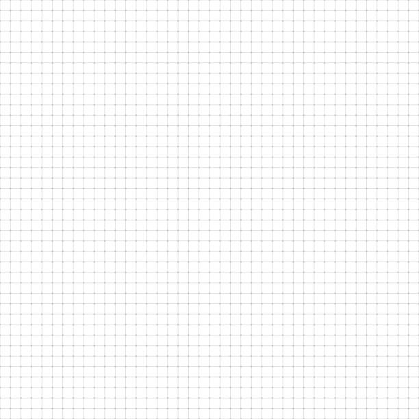 Seamless graph paper Graph paper, lines and dots. Seamless pattern. Vector gray background gray chart stock illustrations