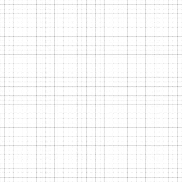 Seamless graph paper Graph paper, lines and dots. Seamless pattern. Vector gray background grid stock illustrations