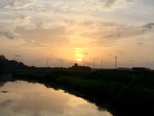 istock Sunset near creek 1060000568