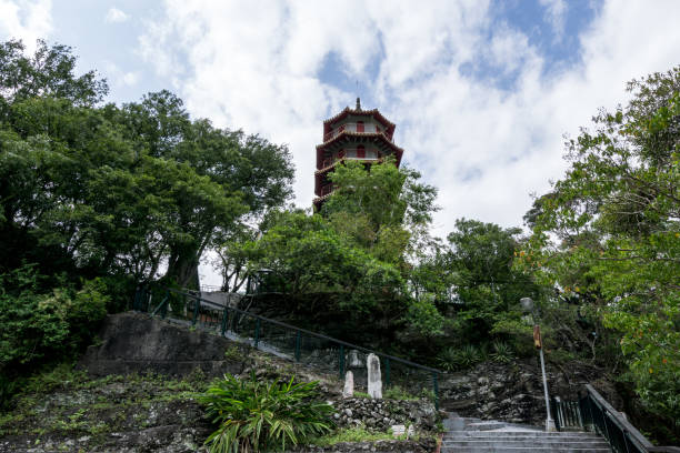 área escénica de taroko tianxiang - parque nacional de gorge taroko fotografías e imágenes de stock