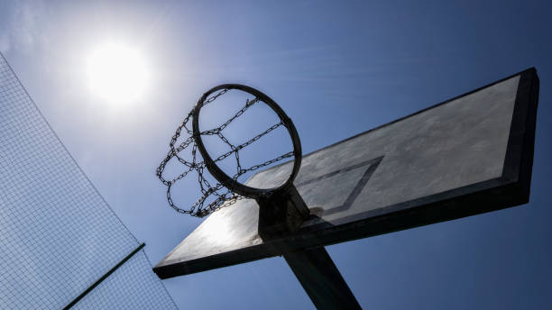 istock Basketball hoop in the sun 1060009958