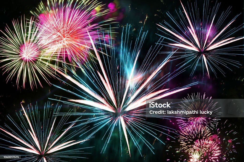 crackers fireworks diwali celebrations festival new year Firework - Explosive Material Stock Photo