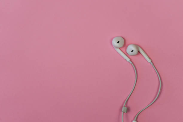 istock Headphones on a pink background 1060018238