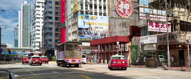 ulica hongkongu - kappes zdjęcia i obrazy z banku zdjęć