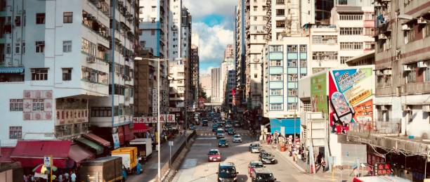 ulice hongkongu - kappes zdjęcia i obrazy z banku zdjęć