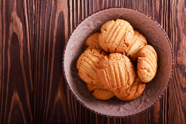 istock Peanut butter cookies in a bowl 1060022950