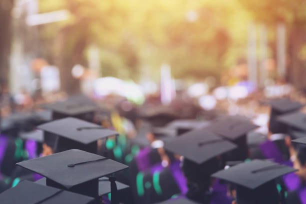istock Group of Graduates during commencement. Concept education congratulation in University. Graduation Ceremony ,Congratulated the graduates in University during commencement. 1060034662