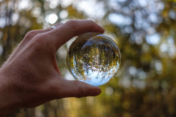 istock lensball in autumn reflecting nature 1060038134