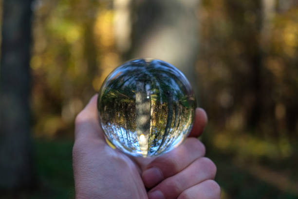 istock lensball in autumn reflecting nature 1060038250