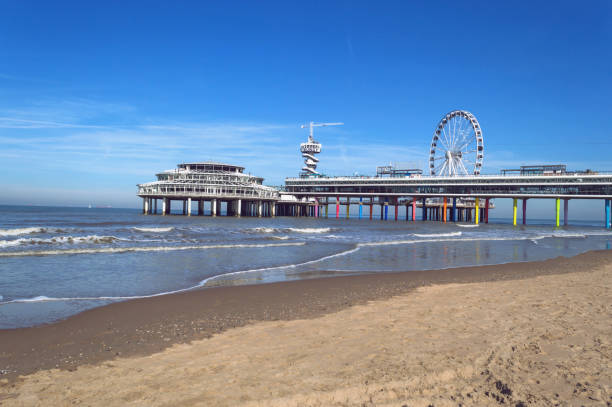istock view on De pier from Scheveningen Beach at sunny october day 1060038718