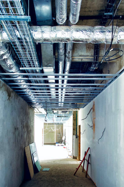 istock Ventilation pipes and air ducts 1060044892