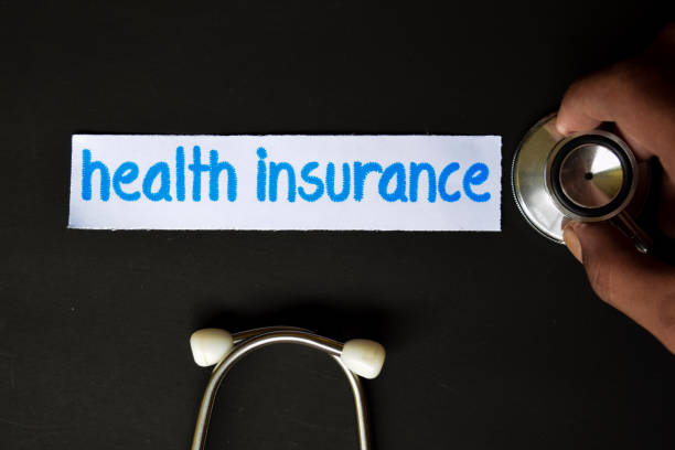 istock Health insurance inscription 1060054684