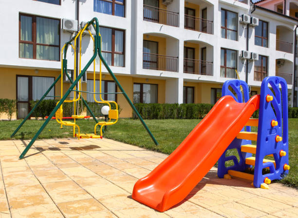 istock Outdoor Playground Fun For Children 1060056954