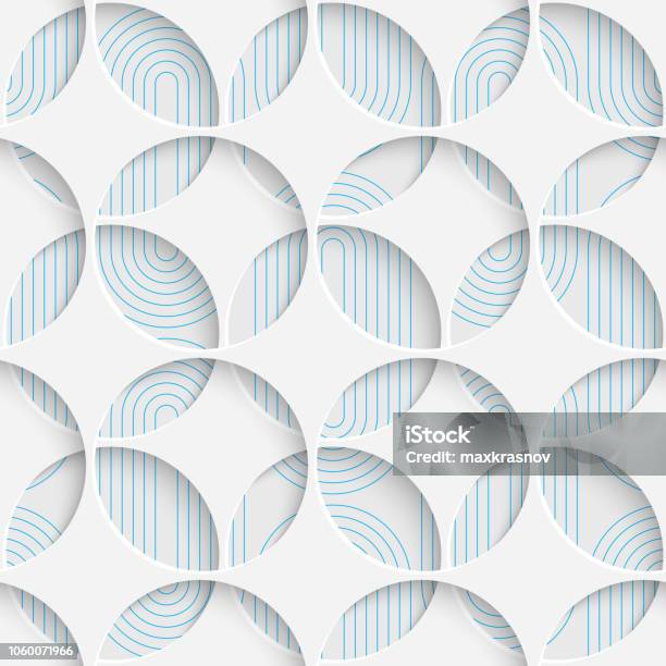 Curved Volume Pattern Seamless Volume Pattern Abstract Technology Background Stock ...