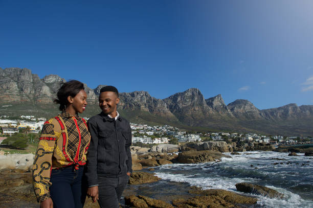 istock Walking together with the Twelve Apostles mountain backdrop at the ocean 1060079132