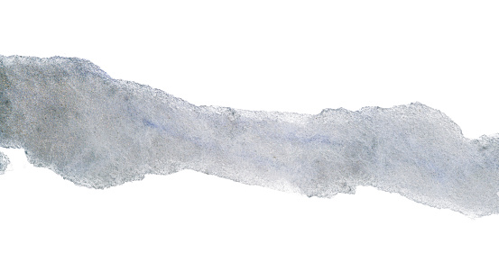 gray strip of watercolor paint with texture