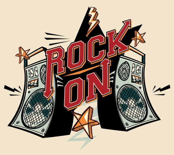 Clásicos De Rock And Roll Vectores Libres de Derechos - iStock