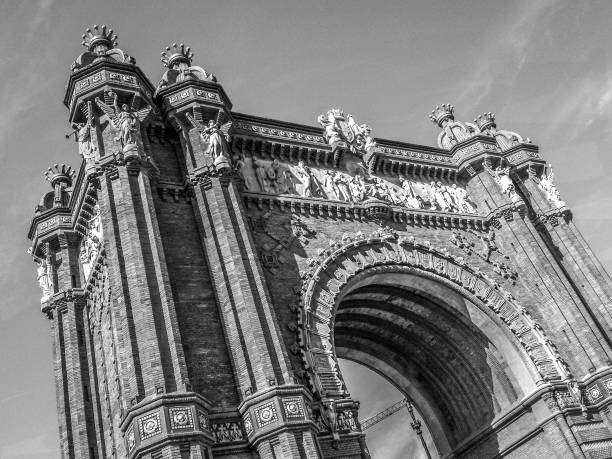 Arc de Triomphe. Barcelona, October 2017. Arc de Triomphe. Barcelona, October 2017. arc de triomf barcelona photos stock pictures, royalty-free photos & images