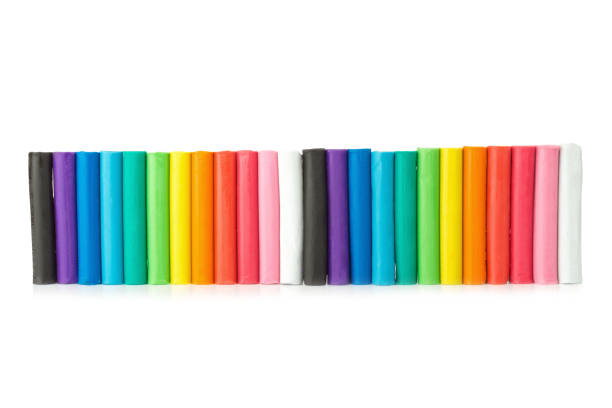 istock plasticine. play dough. clay. wall colorful isolated on white background 1060149066