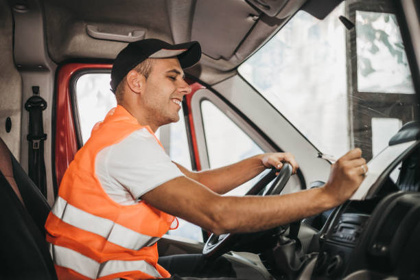 istock Male Courier Delivery Packages 1060154724