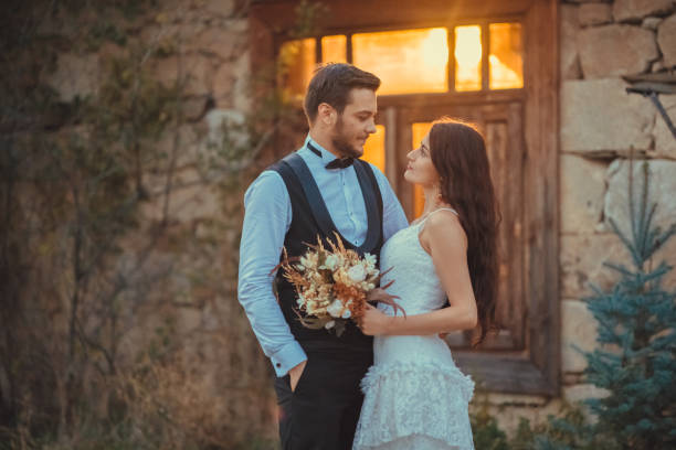 istock Alternative Wedding - Bride and Groom 1060160742