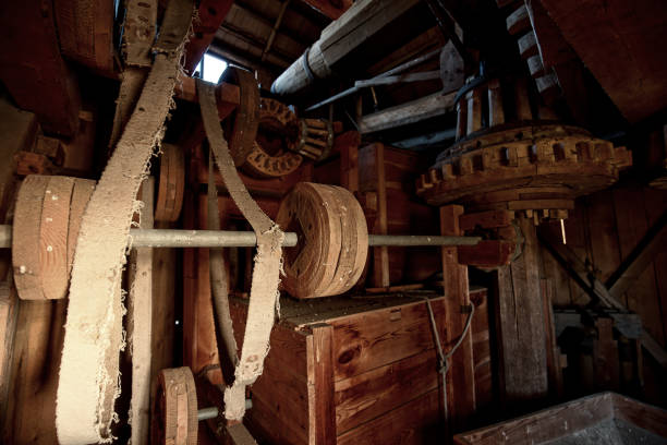 istock Mechanism of an old windmill 1060162704