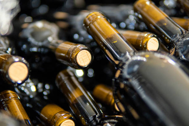 istock Row of Wine Bottles 1060164216
