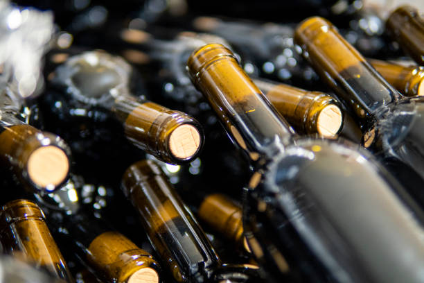 istock Row of Wine Bottles 1060164278