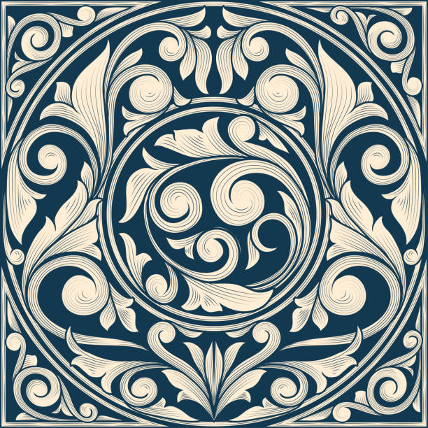 ilustrações, clipart, desenhos animados e ícones de projeto ornamentado decorativo vintage - art nouveau classic backgrounds frame