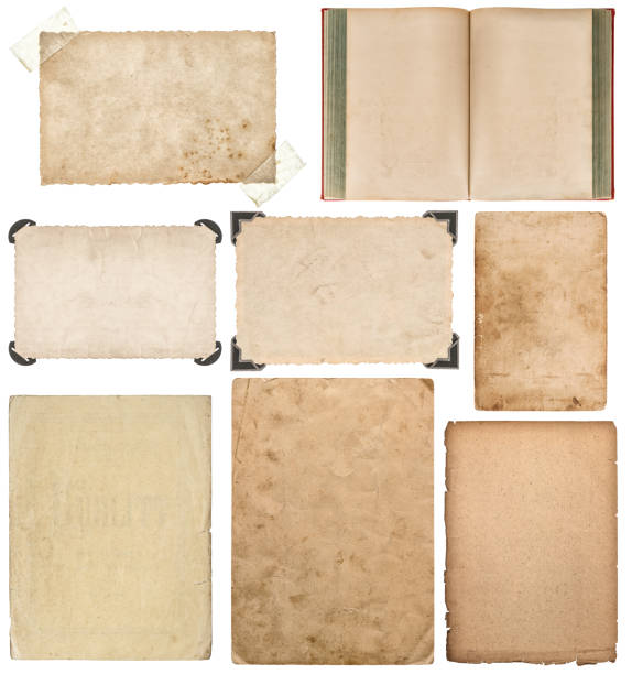 istock Paper sheet book cardboard photo frame corner 1060201716