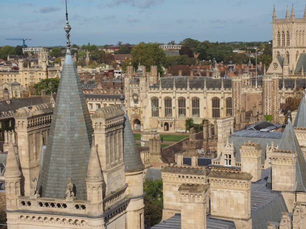 istock Aerial view of Cambridge 1060210972