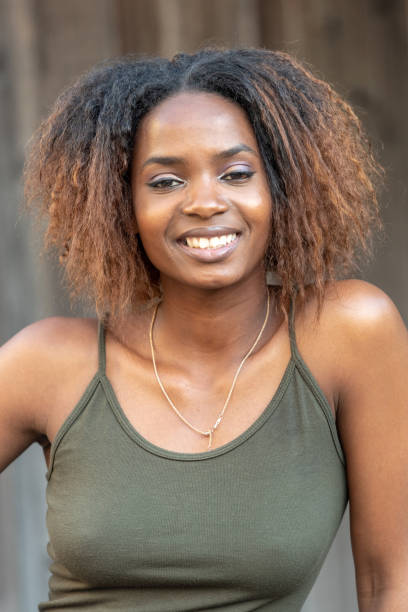 istock Smiling Beautiful black young woman 1060214590