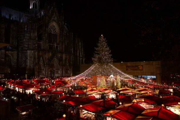 istock Cologne cathedral christmas market 1060220740