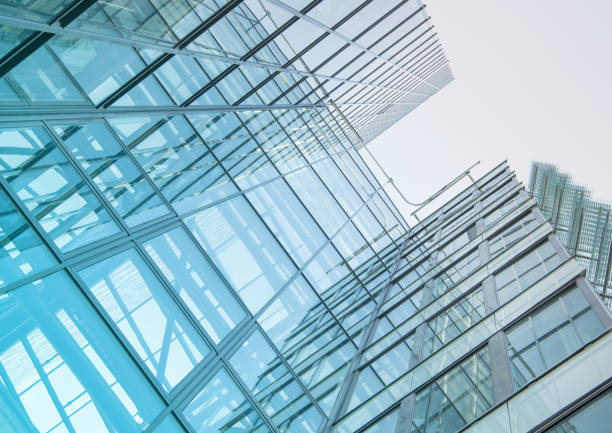 istock Bright future, finance buildings seen from below 1060224440