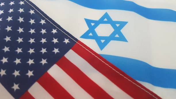 istock United States and Israel flags close up 1060242526
