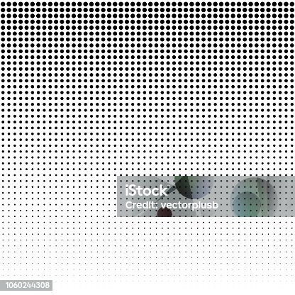 istock Dots Background. Vintage Modern Pattern. Grunge Abstract Backdrop. Pop-art Texture. Vector illustration 1060244308