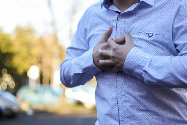 istock Man having heart attack, chest pain 1060247550
