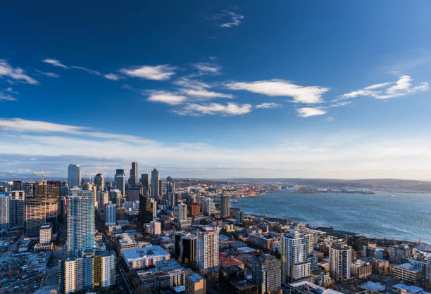 istock elevated view of seattle downtown district 1060328760