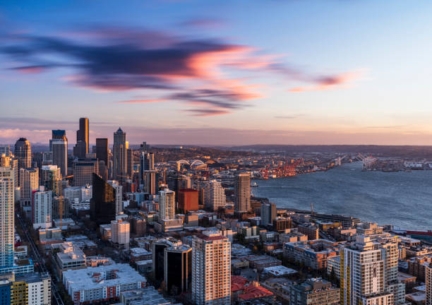 istock elevated view of seattle downtown district 1060328932