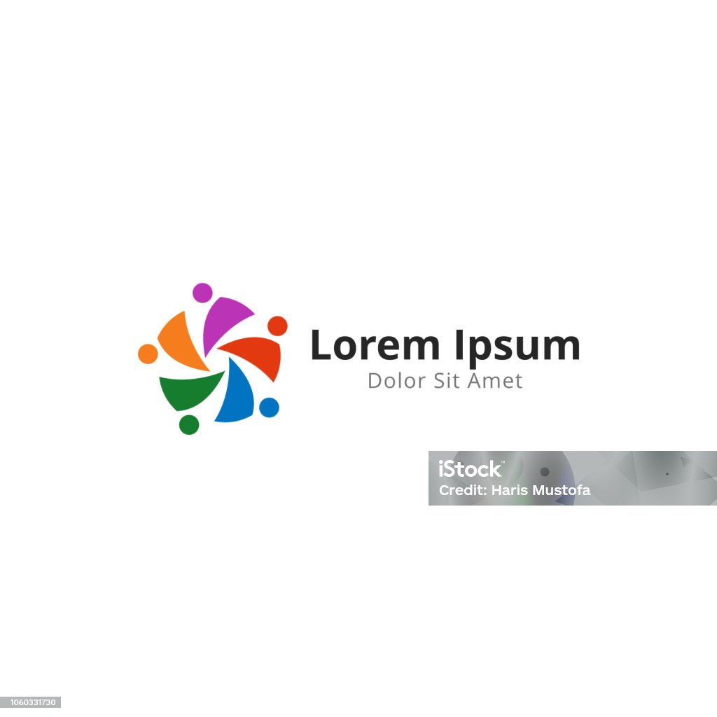 Community Organization Design Template Stock Illustration - Download ...