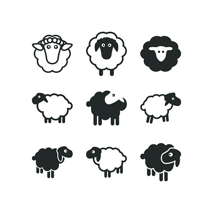 Sheep  icon template