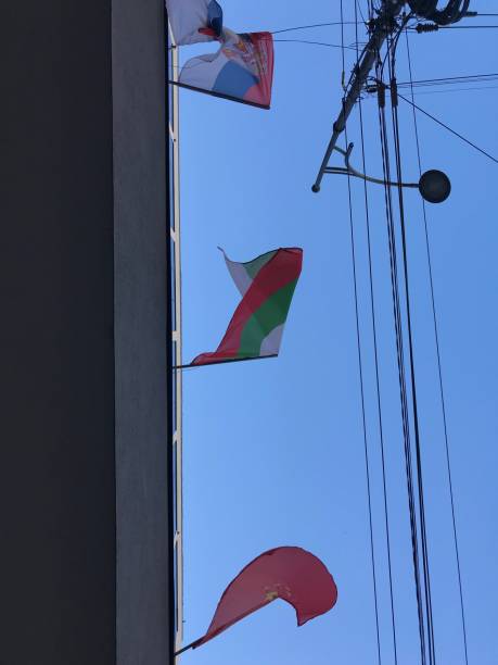 istock Flag waving on the sky 1060358846