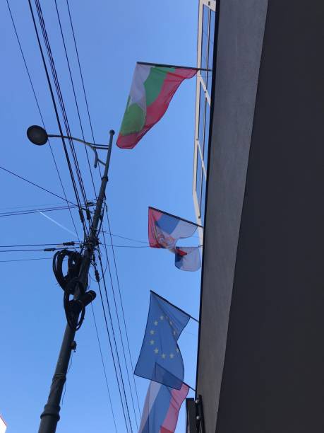 istock Flag waving on the sky 1060358852