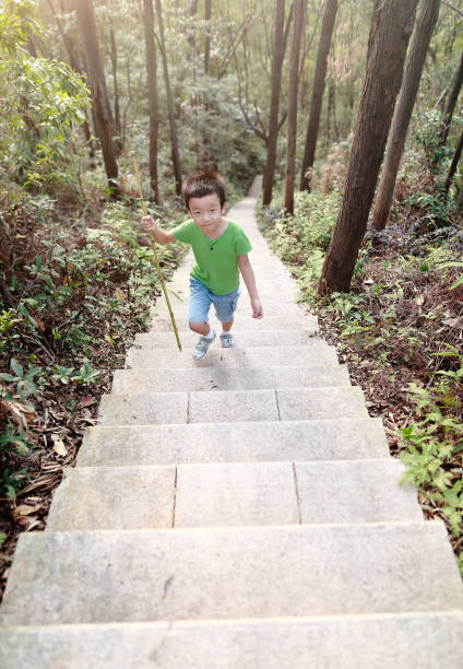 istock child hiking in picturesque mountains 1060361244