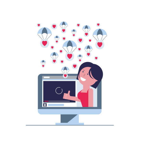 istock Popular video blog. The girl blogger 1060366832