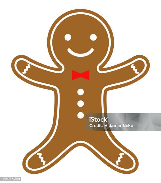 Gingerbreadman Stock Illustration - Download Image Now - Gingerbread Man, Gingerbread Cake, Gingerbread Cookie