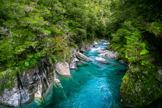 istock Stunning clear water, Blue pool the water from the fresh nature. 1060381354